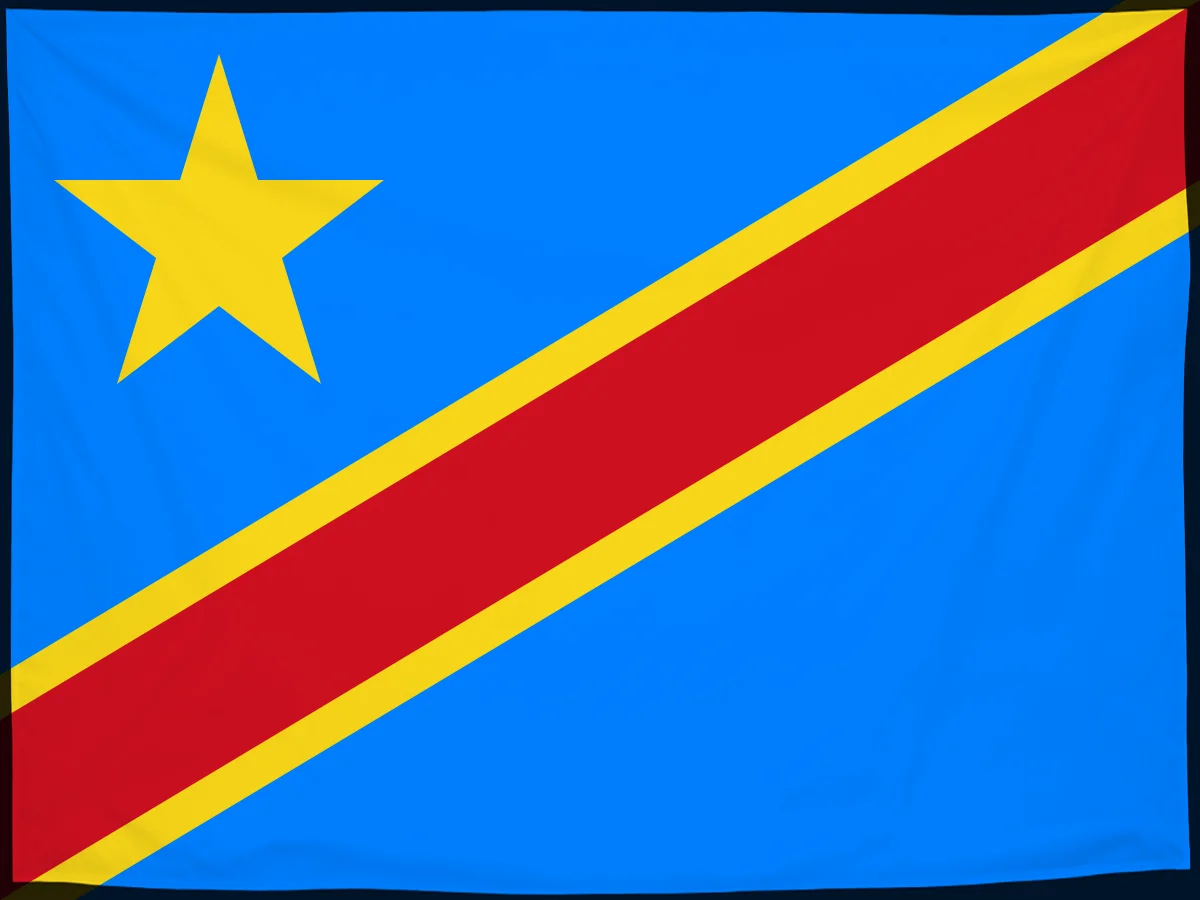 Флаг: Демократическая Республика Конго